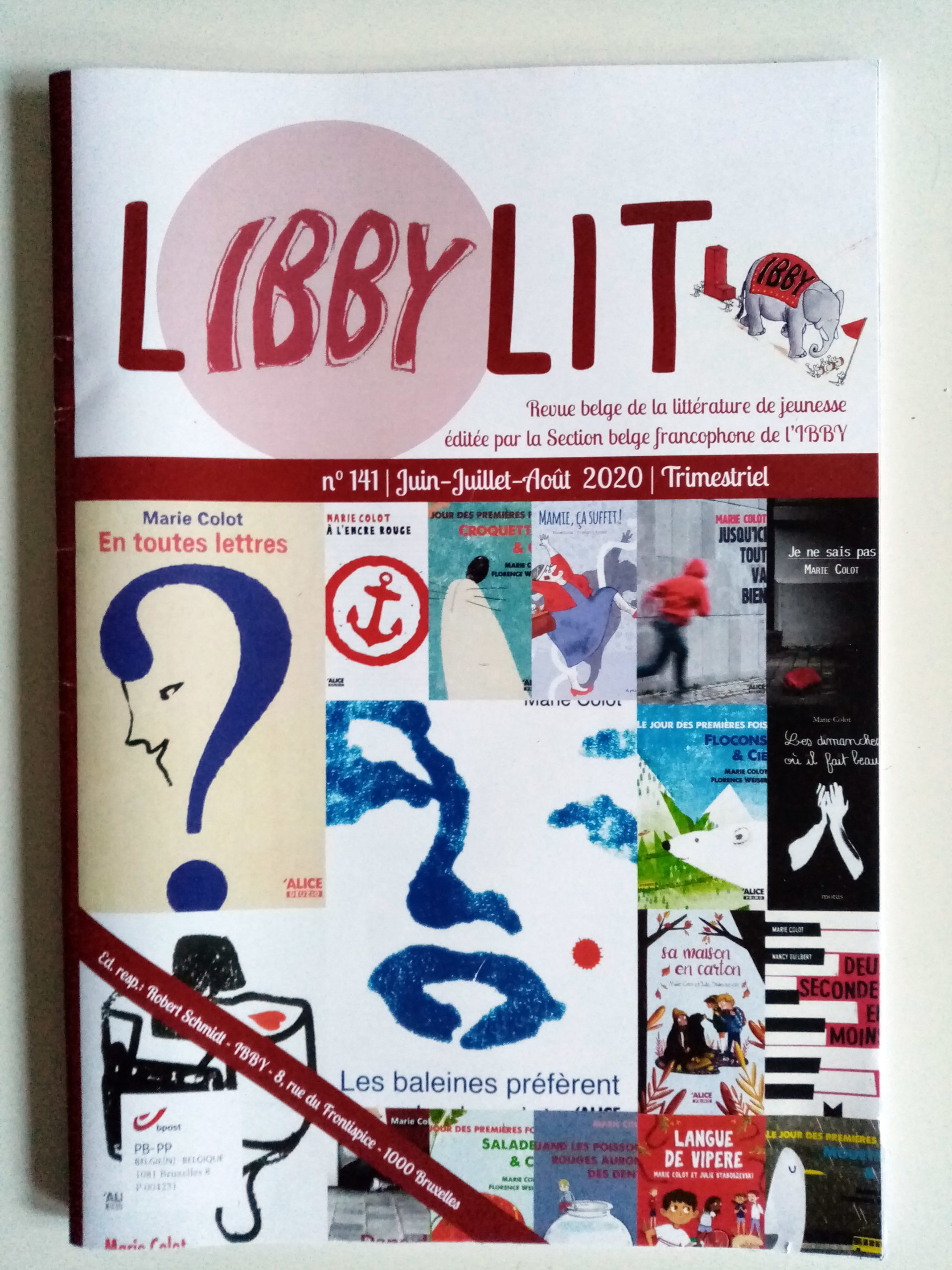 IBBY – Revue belge de la littérature de jeunesse