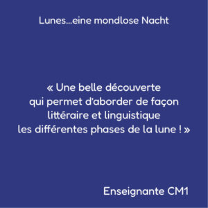 Avis lecteur sur le livre Lunes...eine mondlose Nacht de Mélanie Vialaneix